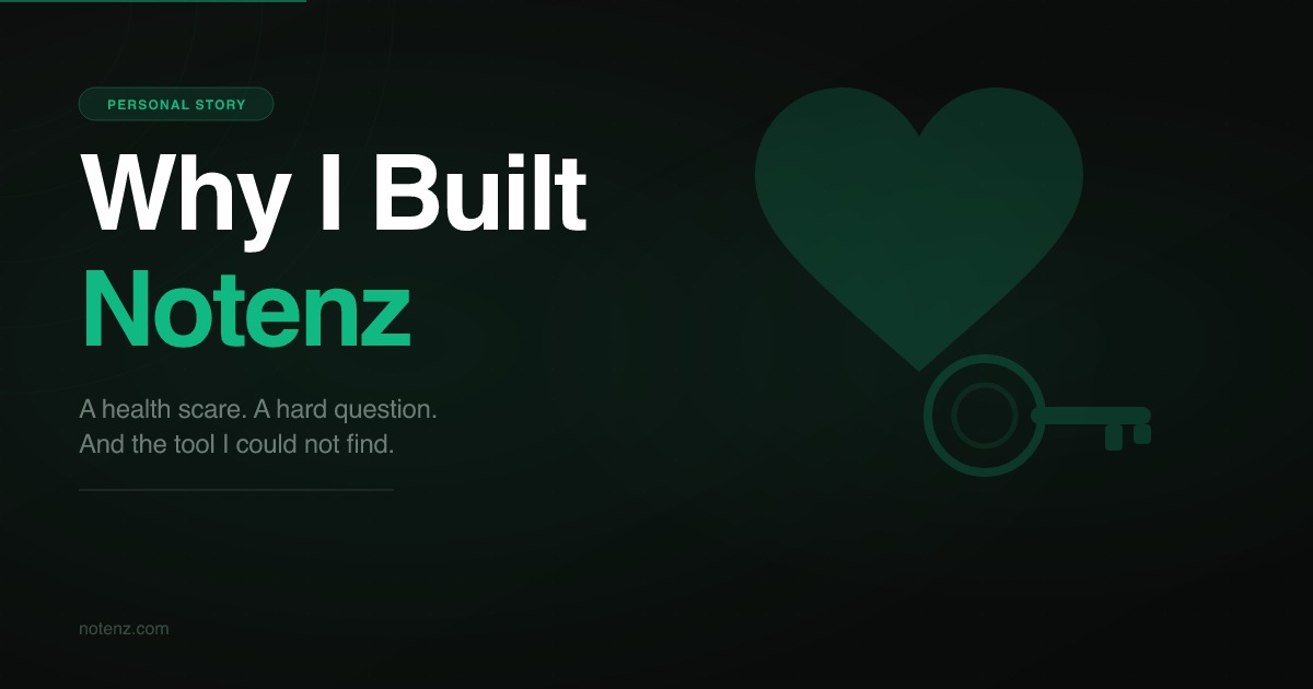 Why I Built Notenz